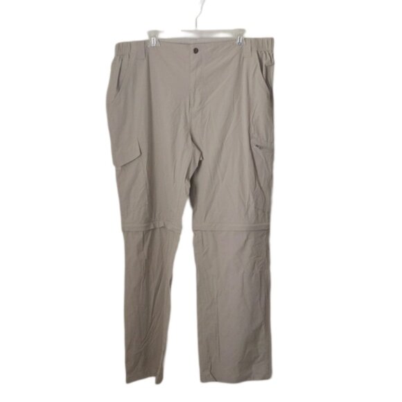 Men's Size 40 Nylon Blend Cargo Pocket Zip Off Hiking Utility Pants - Picture 1 of 9